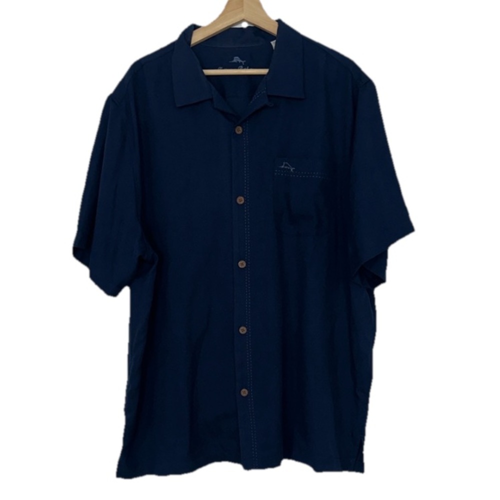 Tommy Bahama Blue Island Zone Casual Button Down Sz. XL